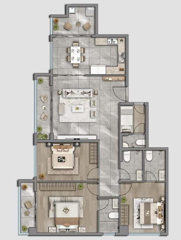 Apartments 3 BEDROOM APARTMENT IN WESTLANDS + SQ image 2