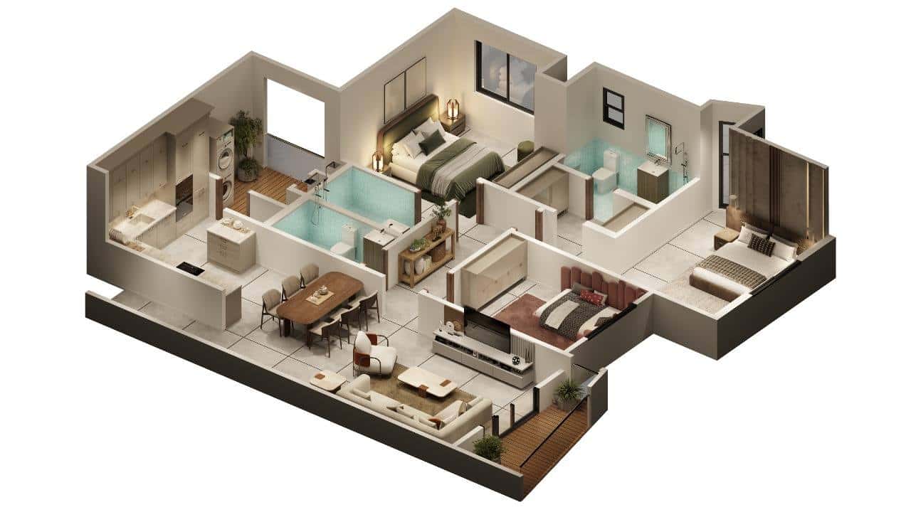 3 Bedroom Apartments For Sale in Thindigua Kiambu Road thumbnail 4